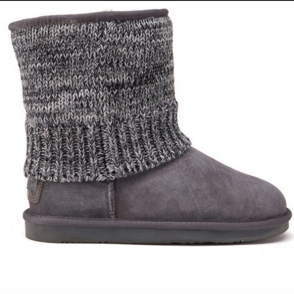 Australia Luxe Collective Fame Short Suede Sweater Boot Knit Dedigner #237